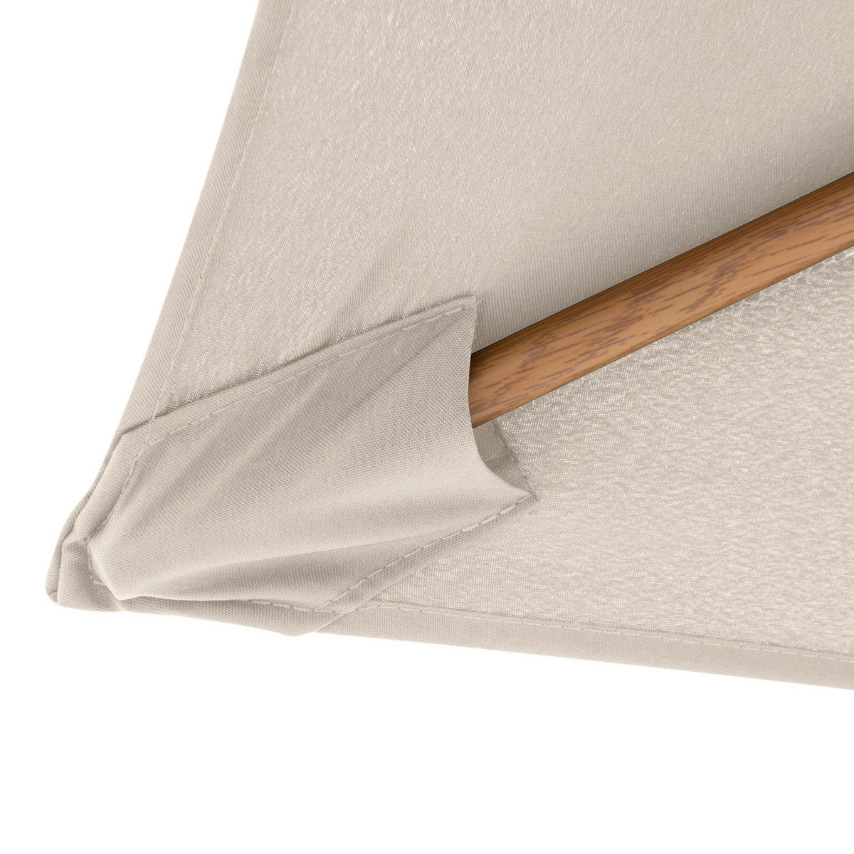 SONNENSCHIRM  300/300 cm  - Braun/Naturfarben, Basics, Textil/Metall (300/300cm) - Doppler