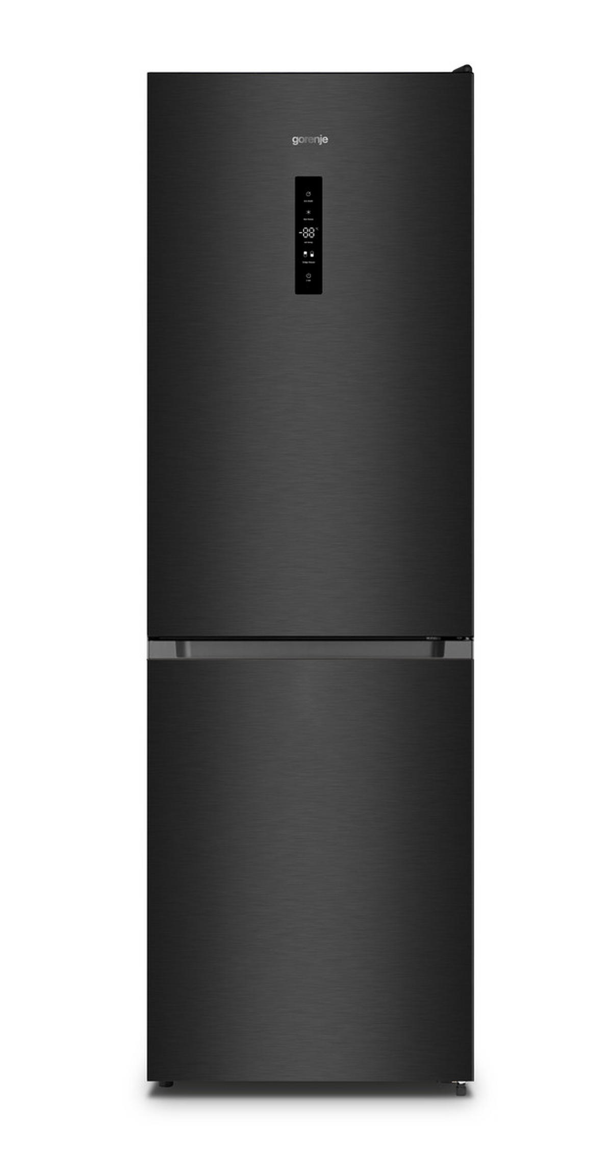 KÜHL-GEFRIER-KOMBINATION 59,5/186/59 cm NRK619CABXL4  - Schwarz, Basics, Metall (59,5/186/59cm) - Gorenje