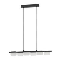 HÄNGELEUCHTE 93/6/110 cm   - Schwarz, Design, Kunststoff/Metall (93/6/110cm) - Eglo