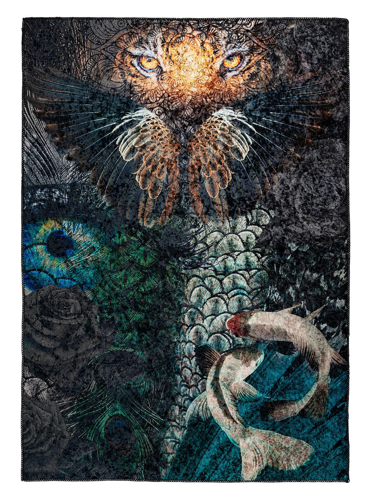 FLACHWEBETEPPICH 160/230 cm My Exotic  - Multicolor, Trend, Kunststoff/Textil (160/230cm) - Novel