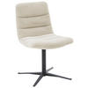 STUHL  in Cord  - Taupe/Schwarz, Design, Textil/Metall (61/88/66cm) - Dieter Knoll