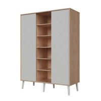 BABYKLEIDERSCHRANK Peak Natural  - Naturfarben/Weiß, Basics, Holz/Holzwerkstoff (143/196/58cm)