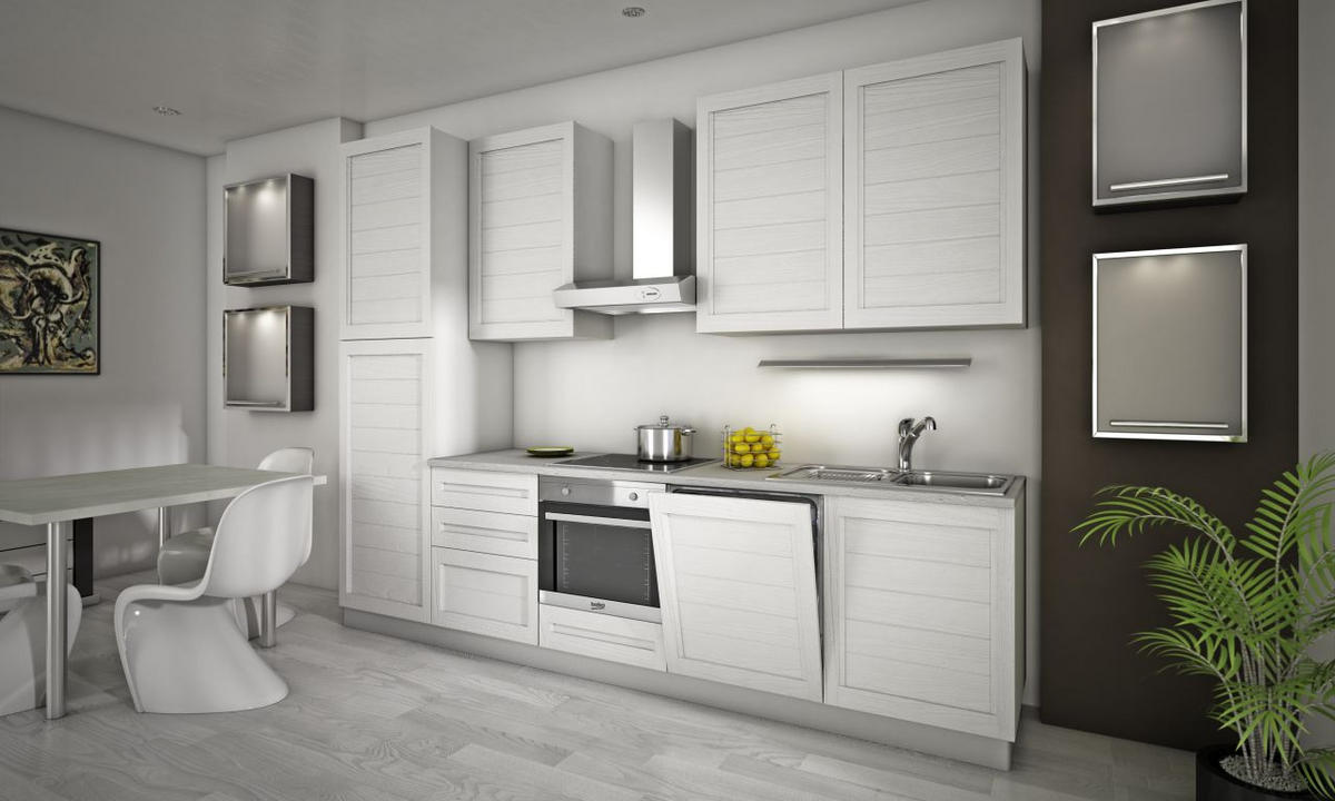 BLOK KUHINJA SA APARATIMA   - Osnovno (300/240/60cm) - Xora