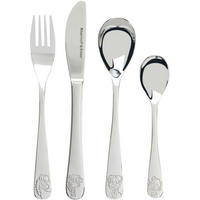 DĚTSKÝ PŘÍBOR - barvy stříbra, Konvenční, kov (15/23/3cm) - Ritzenhoff Breker