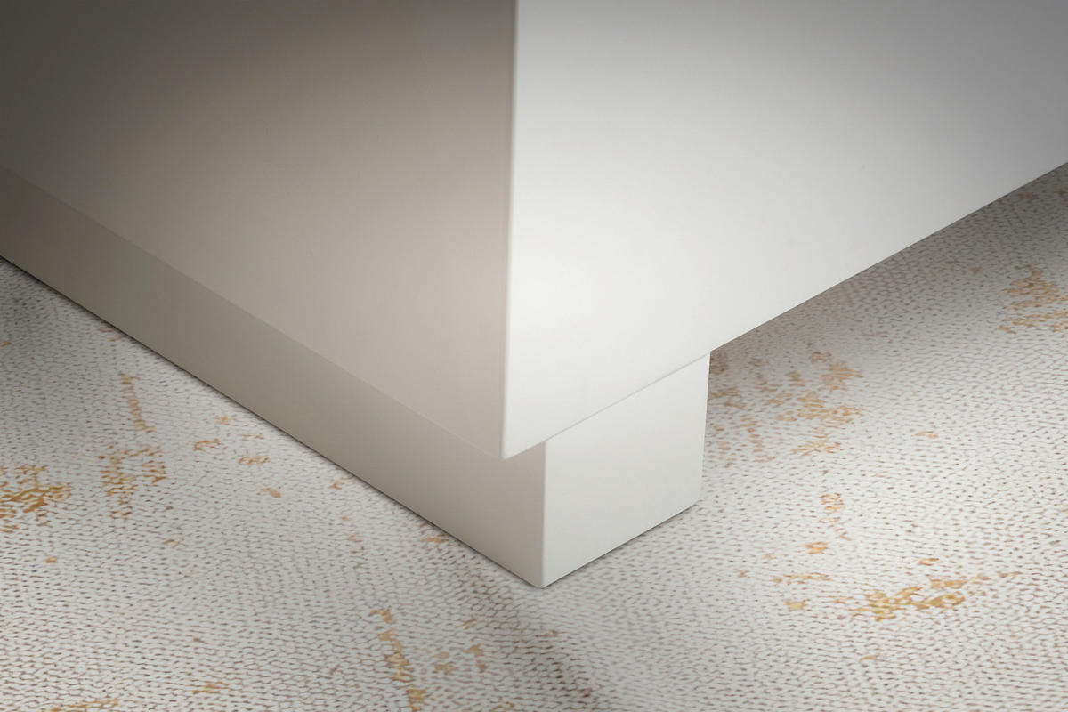 COUCHTISCH in Holzwerkstoff 60/60/35 cm  - Weiss Hochglanz, Lifestyle, Holzwerkstoff (60/60/35cm) - Livetastic