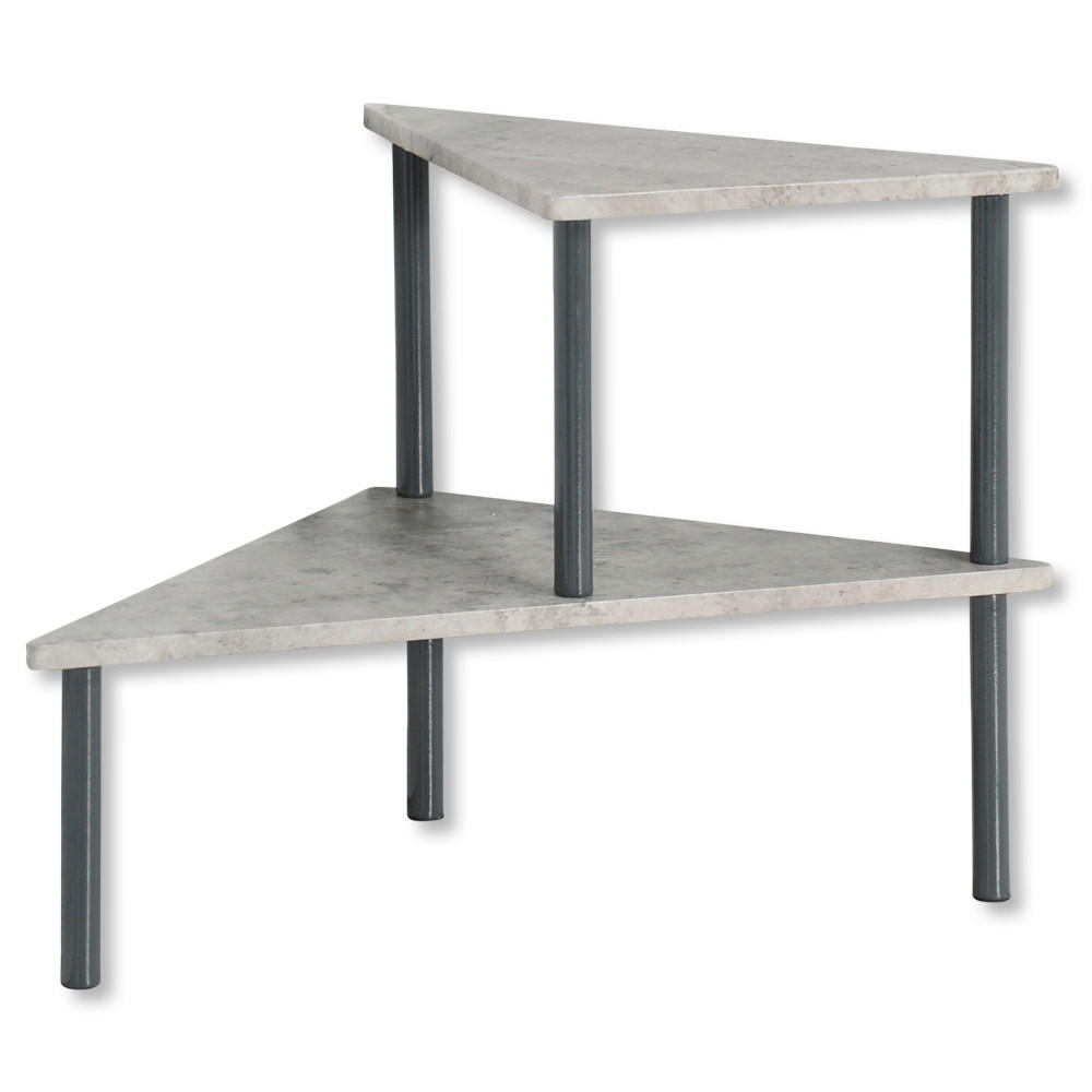 KÜCHENREGAL  - Grau, Basics, Holzwerkstoff/Metall (53/38/38cm) - Kesper