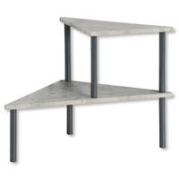 KÜCHENREGAL  - Grau, Basics, Holzwerkstoff/Metall (53/38/38cm) - Kesper
