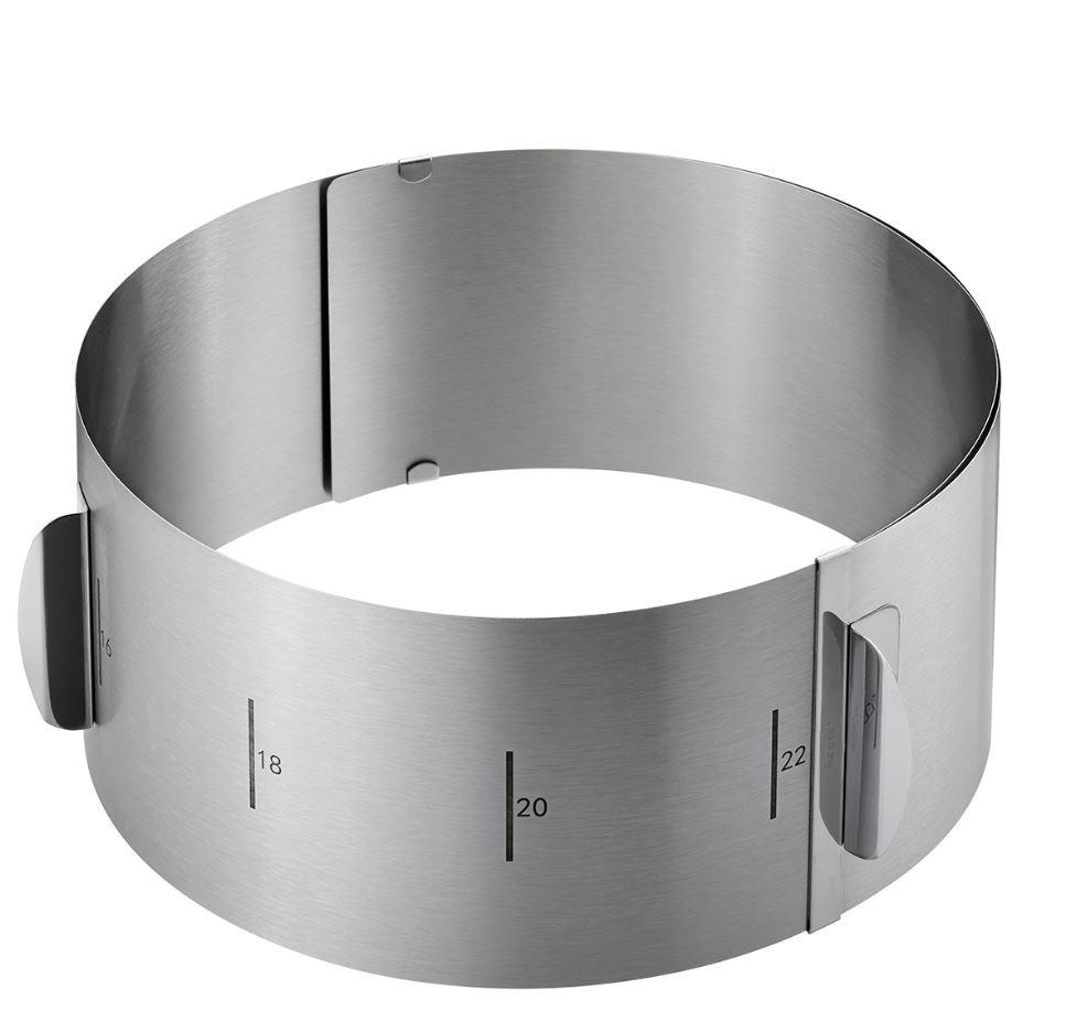 TORTENRING - Edelstahlfarben, Basics, Metall - Gefu