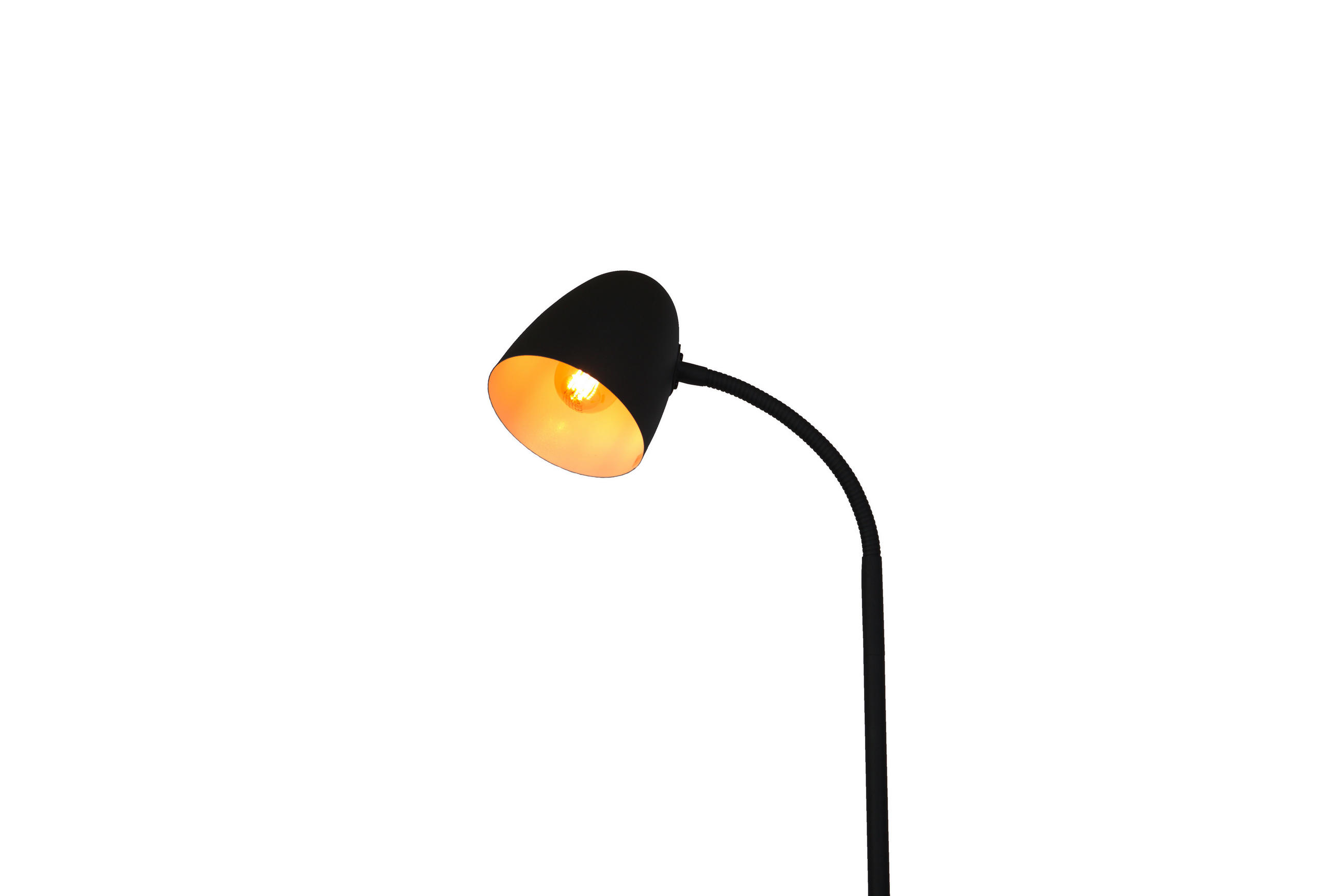 STEHLEUCHTE - Schwarz, Design, Metall (20/37/140cm) - Globo