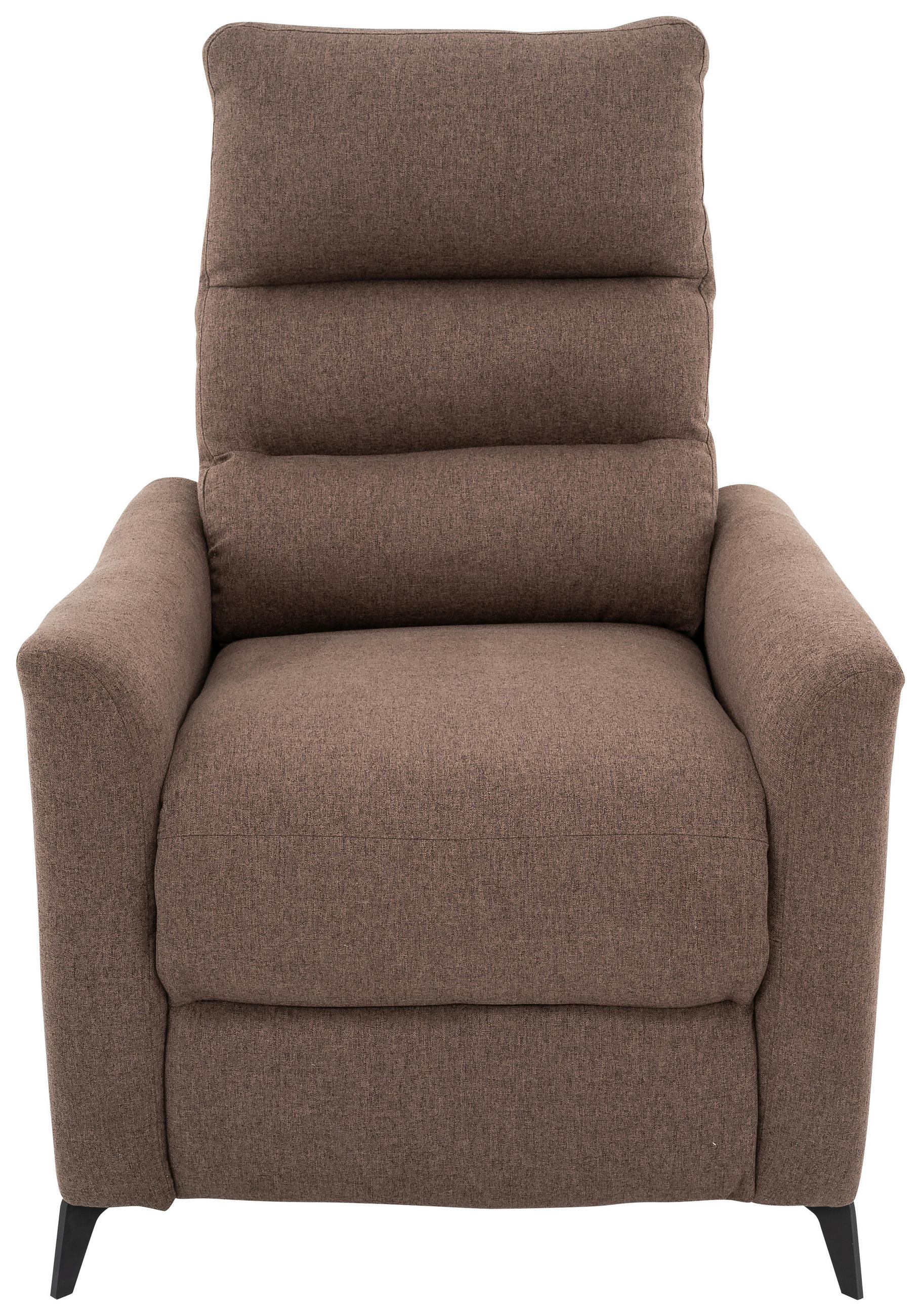 RELAXFÅTÖLJ i metall, textil brun, svart  - brun/svart, Design, metall/textil (72/100/89cm) - Livetastic