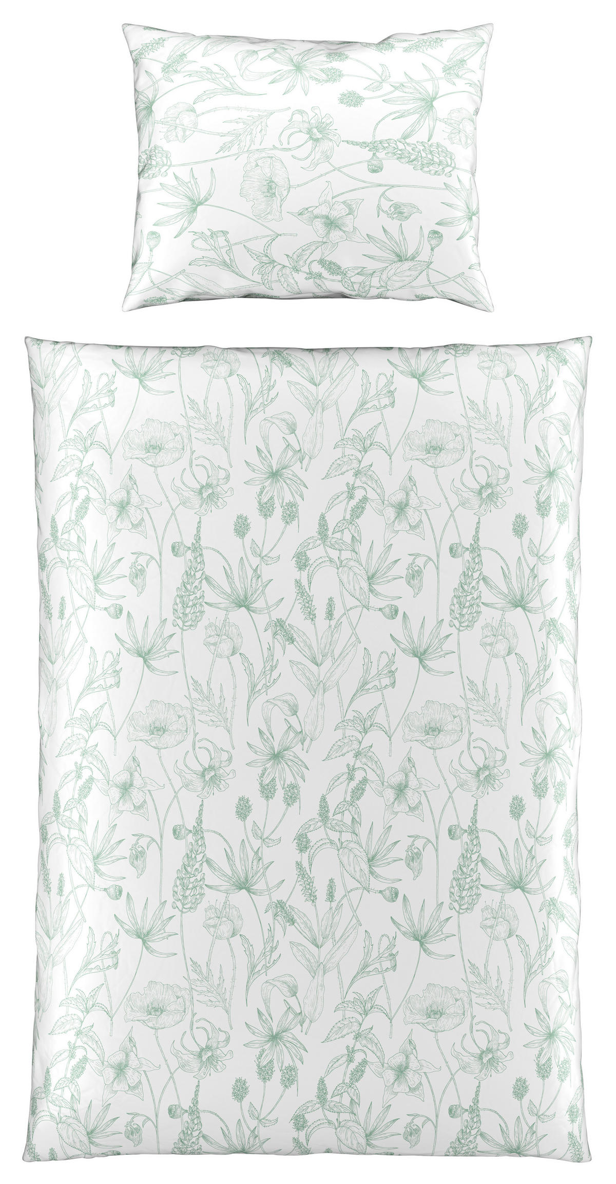 POSTELJNINA SELINA 140/200 cm renforcé zelena  - zelena, Konvencionalno, tekstil (140/200cm) - Esposa