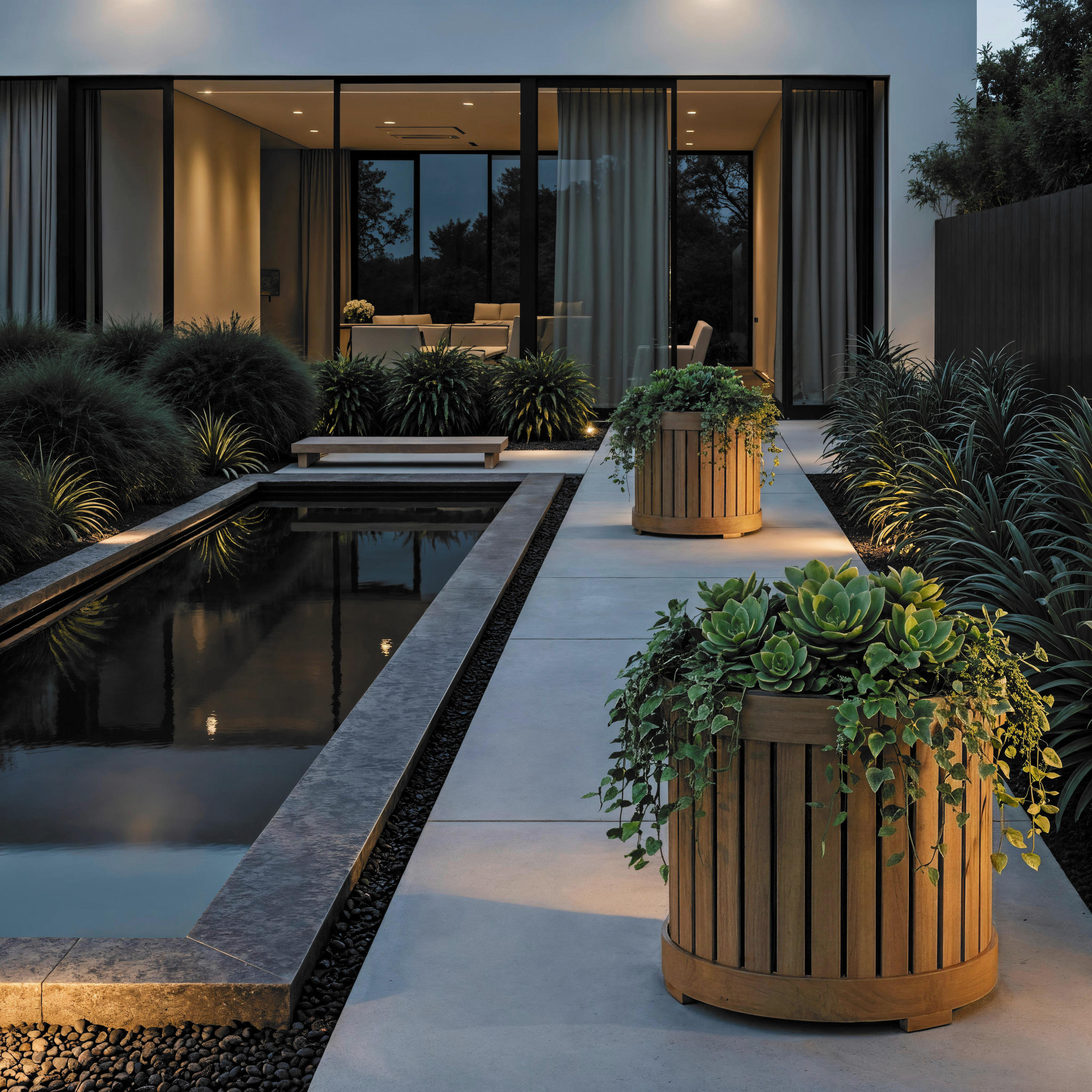 ŽARDINJERA - Moderno (48/44/48cm) - Bessagi Garden