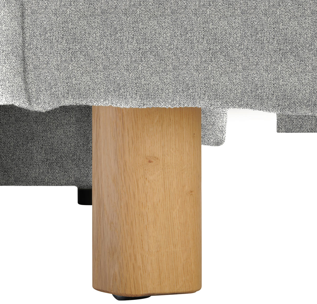 ECKSOFA  in Mikrovelours Naturfarben  237/170 cm  - Eichefarben/Naturfarben, KONVENTIONELL, Holz/Textil (237/170cm) - Sedda