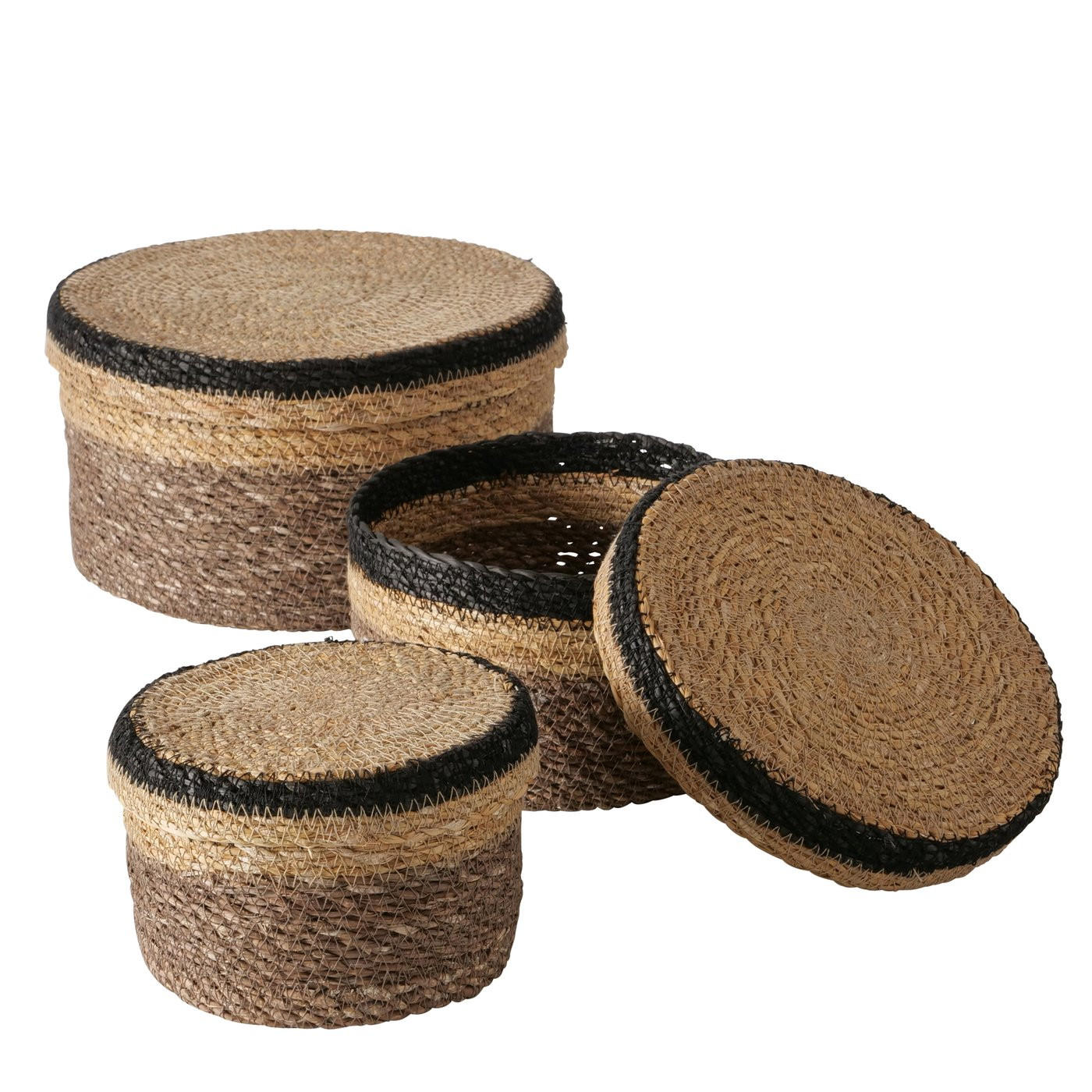 DEKOKORB - Schwarz/Braun, Basics, Naturmaterialien (27/14,5cm)