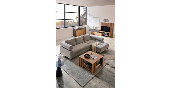 SIDEBOARD Grau, Eiche Artisan  164,2/87,9/42 cm  - Eiche Artisan/Grau, Trend, Holzwerkstoff (164,2/87,9/42cm) - Carryhome