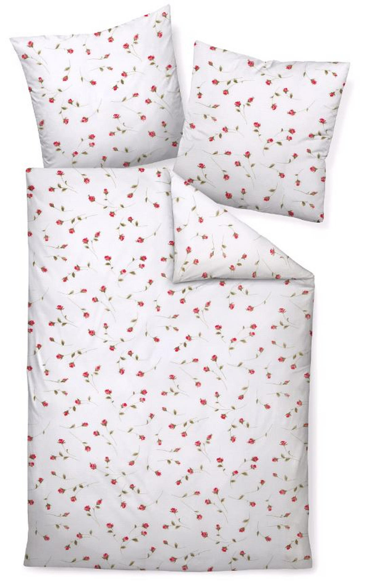 BETTWÄSCHE Tango Seersucker 135/200 cm  - Hellrot, Basics, Textil (135/200cm) - Janine