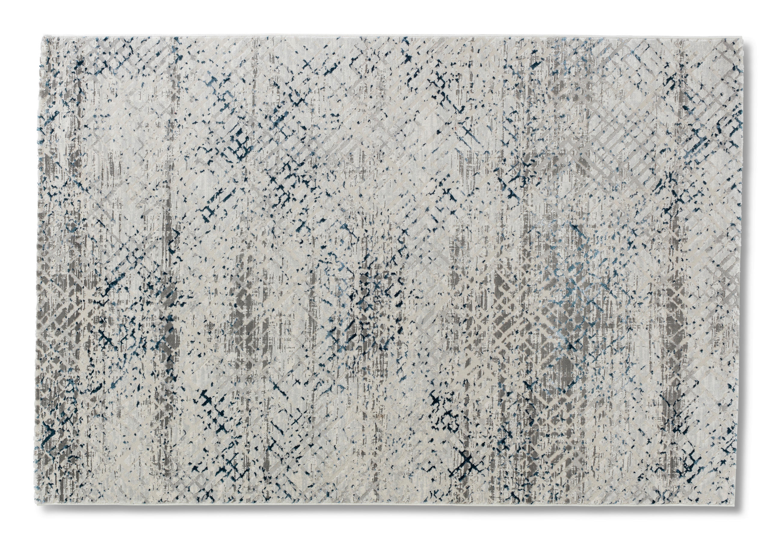 WEBTEPPICH 160/230 cm Antea Blau, Creme  - Blau/Creme, Design, Textil (160/230cm)
