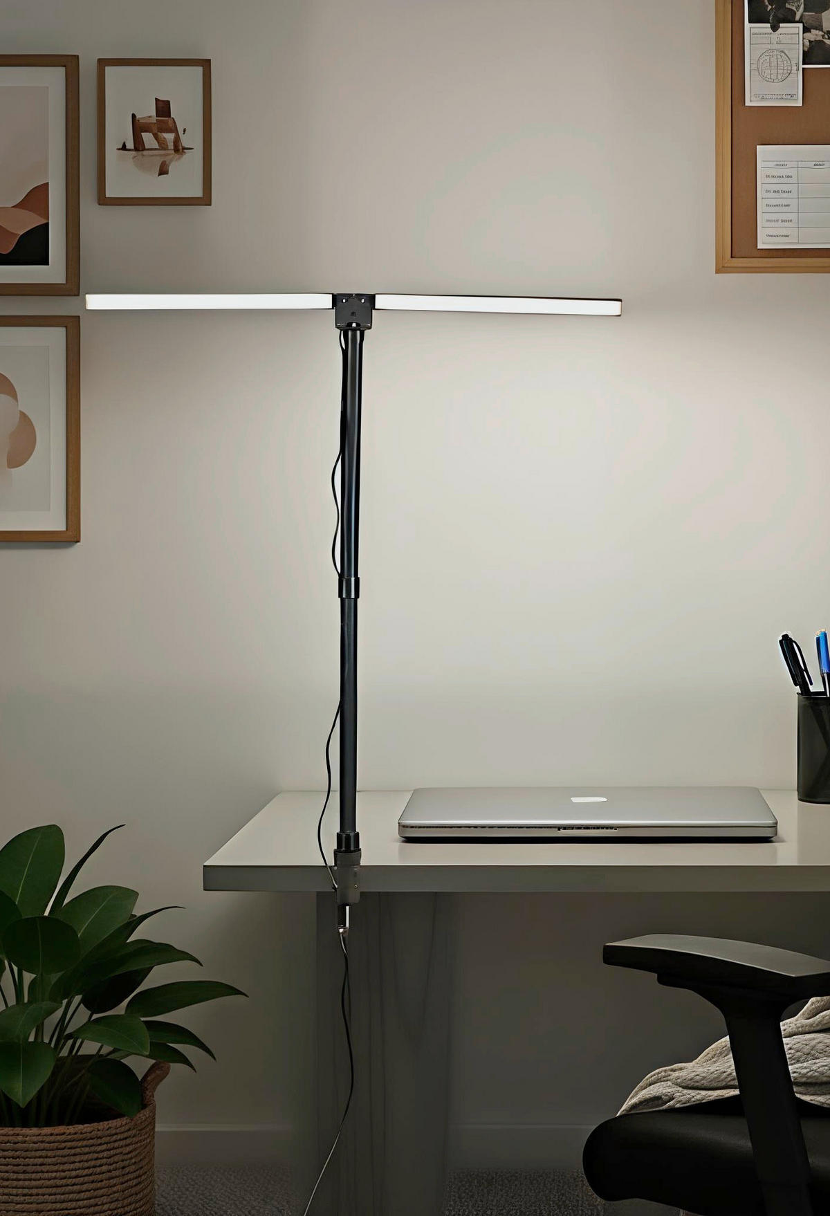 LED LAMPA SA ŠTIPALJKOM Hayward  - crna, Osnovno, metal/plastika (80/35/71,5cm) - Novel