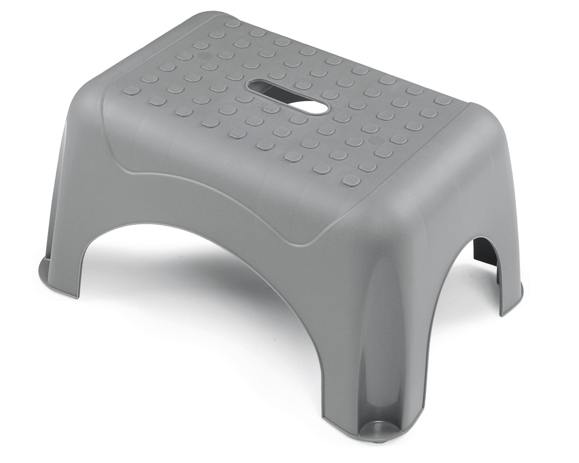 TRITTHOCKER Grau  - Grau, Basics, Kunststoff (44/23,5/31cm) - Ambia Garden