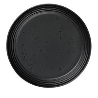 TELLER Schwarz 17,5 cm Japandi  - Schwarz, KONVENTIONELL, Keramik (17,5cm) - ASA