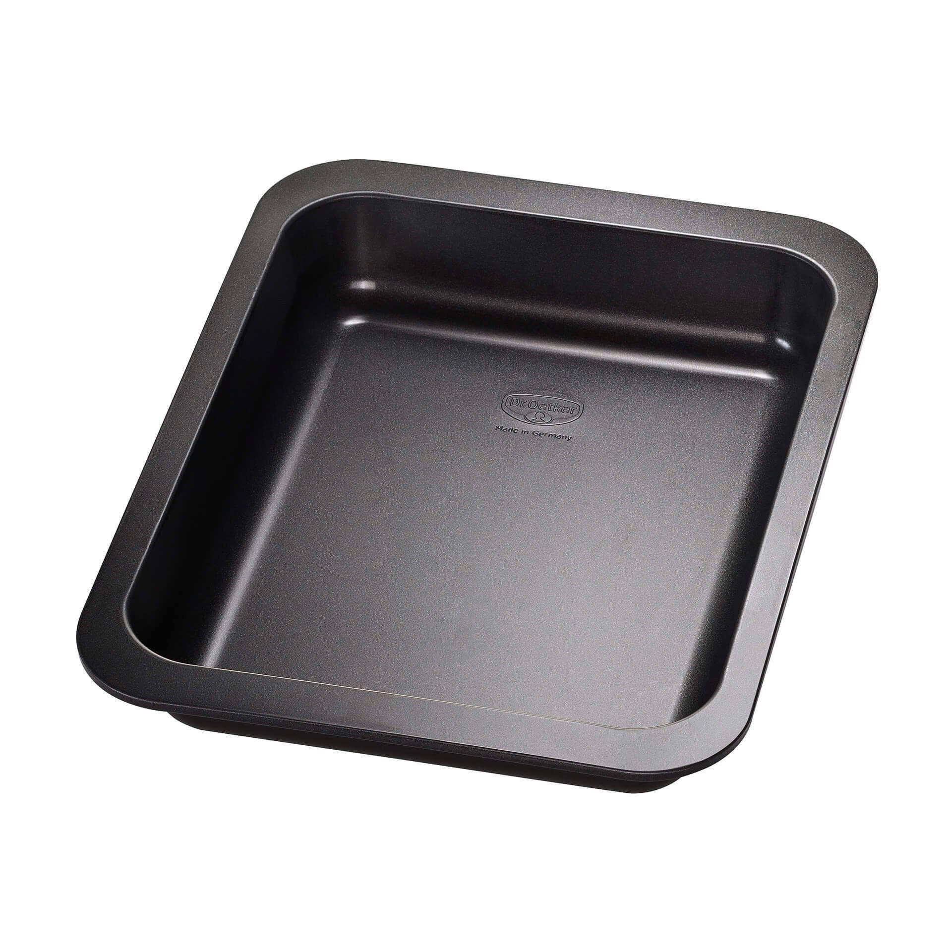 AUFLAUFFORM Metall  - Schwarz, Basics, Metall (28/22cm) - Dr.Oetker