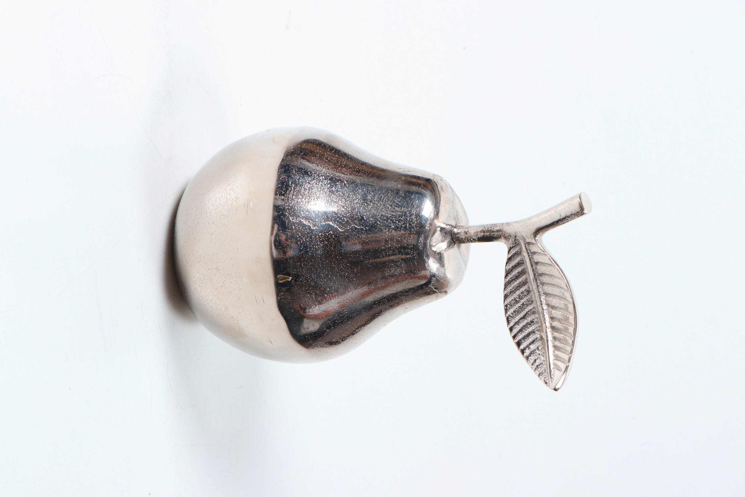 DEKORAČNÍ HRUŠKA - barvy niklu, Design, kov (13/22cm) - Ambia Home