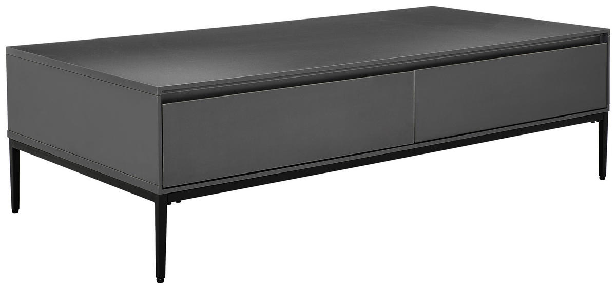 LOWBOARD  in 140/40/70 cm  - Schwarz, LIFESTYLE, Holzwerkstoff/Metall (140/40/70cm) - MID.YOU