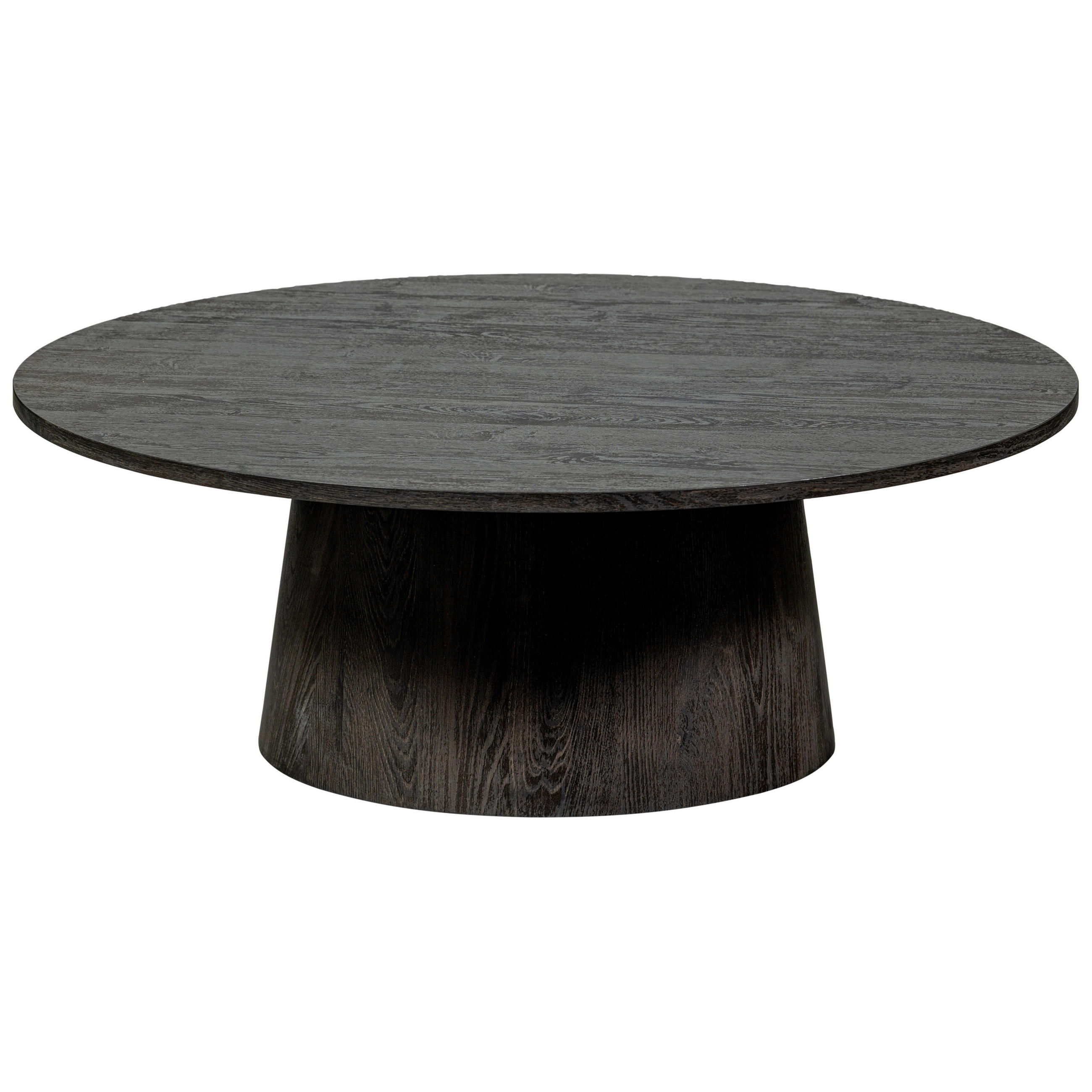 COUCHTISCH Vito 100/100/35 cm rund Dunkelbraun  - Dunkelbraun, Design, Holzwerkstoff (100/100/35cm) - Livetastic