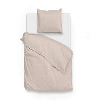 BETTWÄSCHE 2-teilig Lino Renforcé 135/200 cm  - Beige, Basics, Textil (135/200cm)