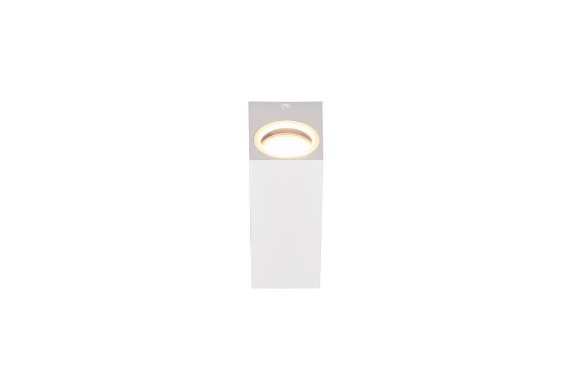 AUßENWANDLEUCHTE Roya 6,9/15/9,2 cm   - Weiß, Basics, Metall (6,9/15/9,2cm) - Trio Leuchten