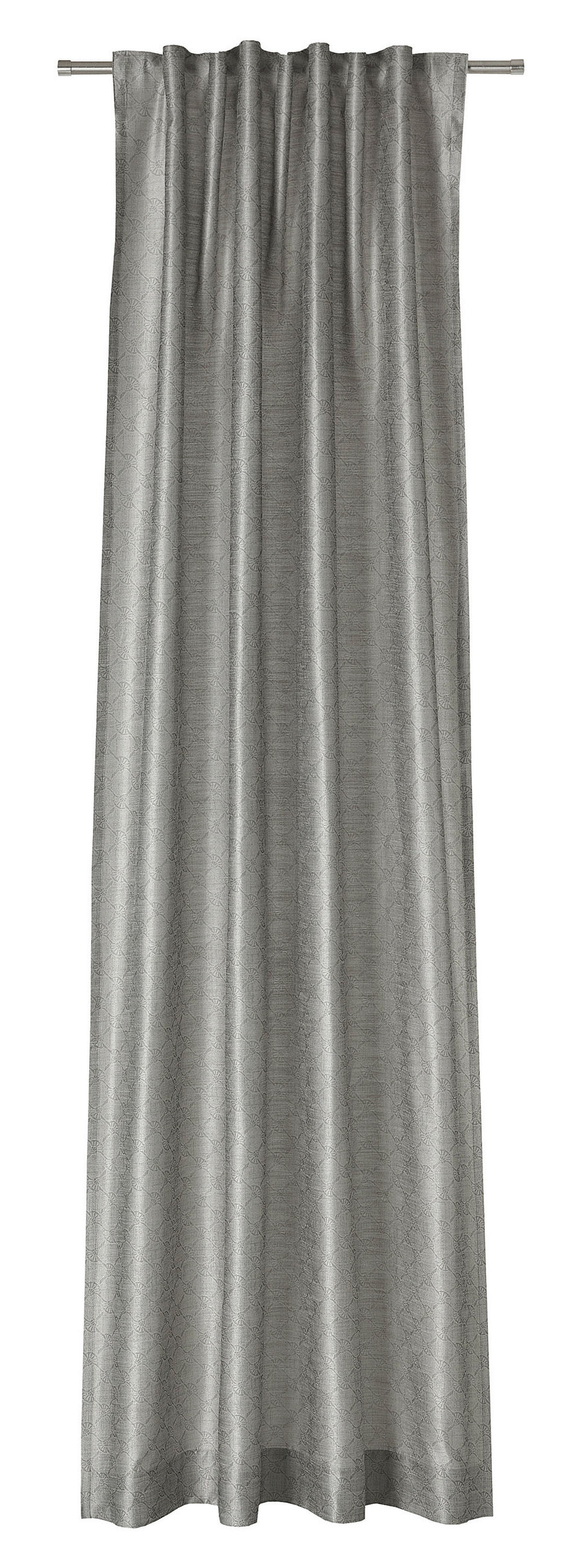 VORHANGSCHAL blickdicht  - Grau, Design, Textil (130/250cm) - Joop!