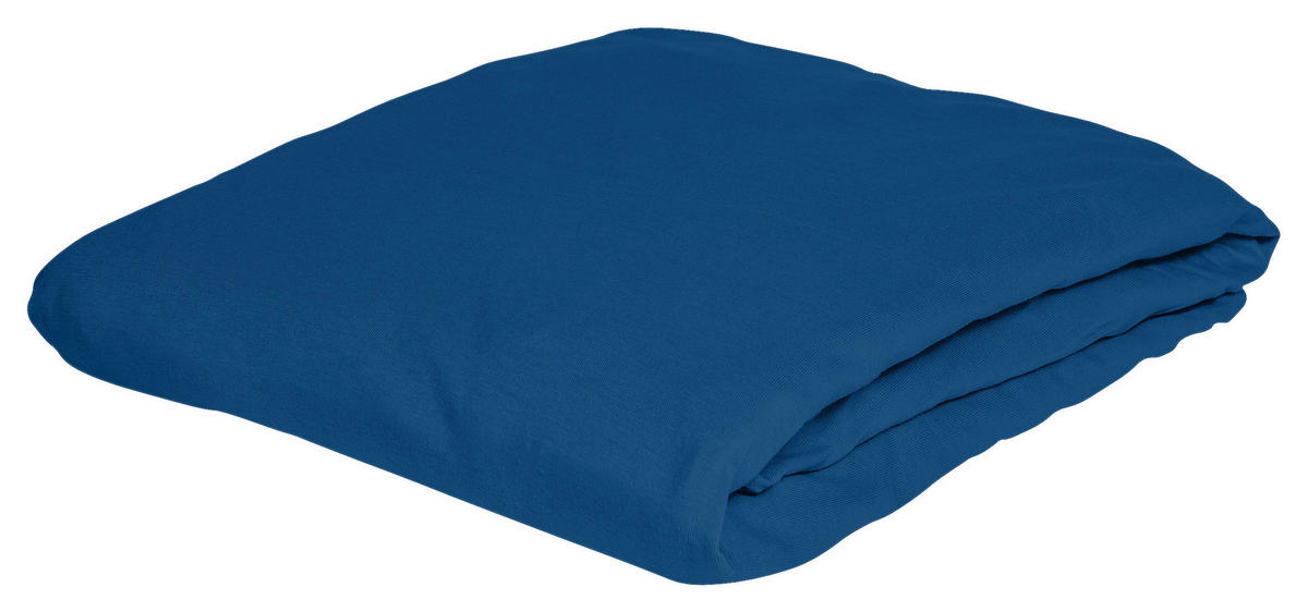 SPANNBETTTUCH Jersey  - Dunkelblau, KONVENTIONELL, Textil (150/200cm) - Irisette