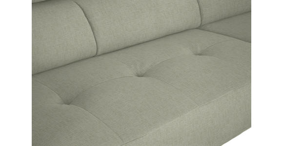 ECKSOFA  in Chenille Creme  280/205 cm  - Creme/Schwarz, Design, Textil/Metall (280/205cm) - Xora