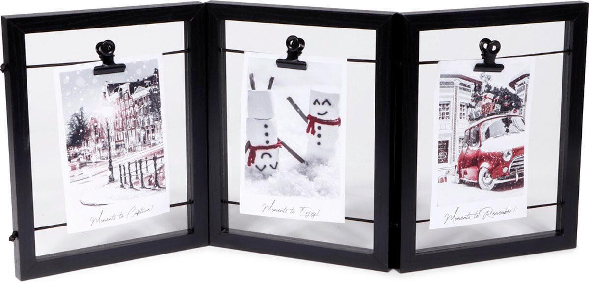 VRVICA ZA OBEŠANJE FOTOGRAFIJ       23,5/54/1,5 cm   - črna, Basics, les (23,5/54/1,5cm)