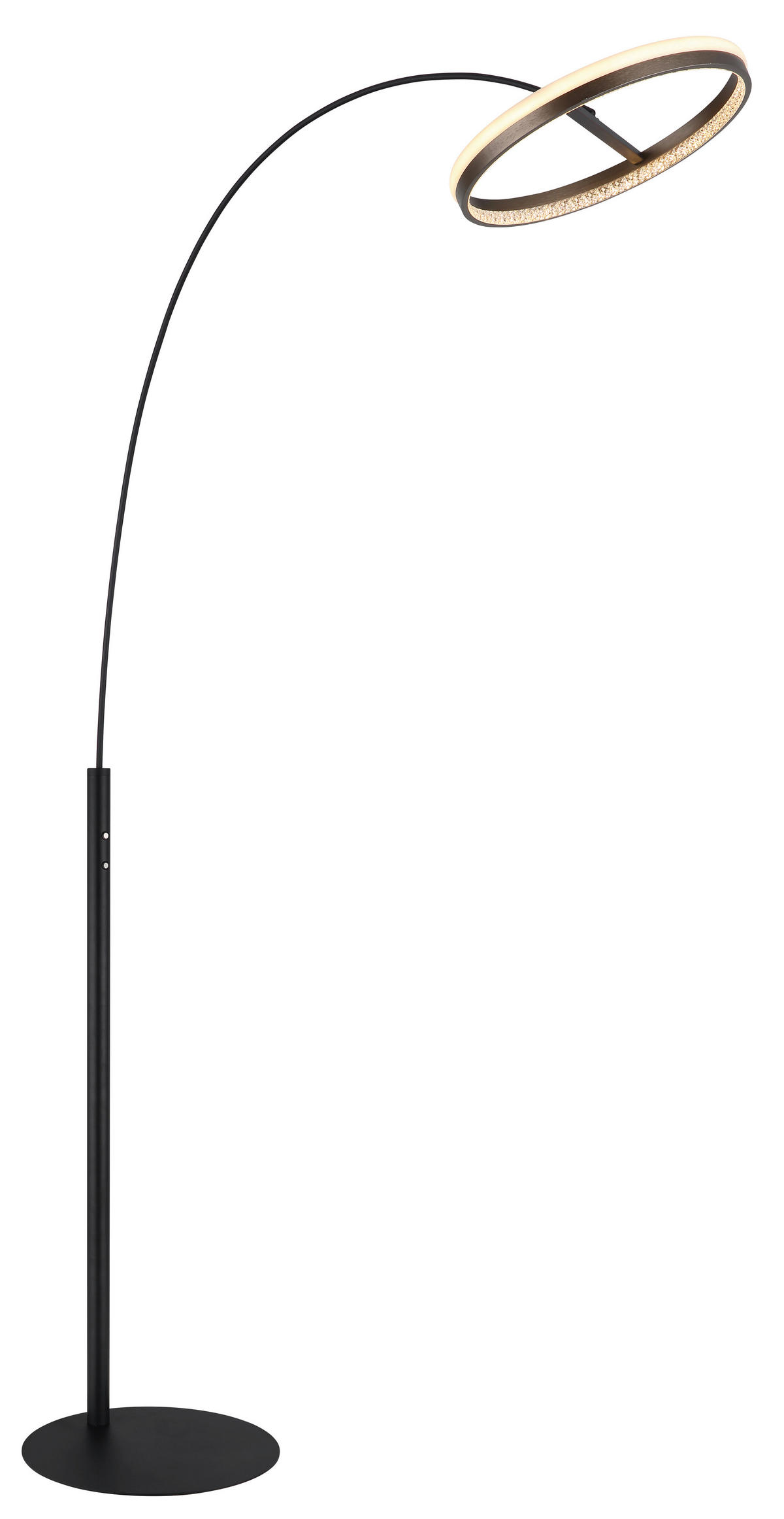 LED-GOLVLAMPA DELLA 92,5/39,5/190,4 cm    - klar/vit, Design, metall/plast (92,5/39,5/190,4cm) - Globo