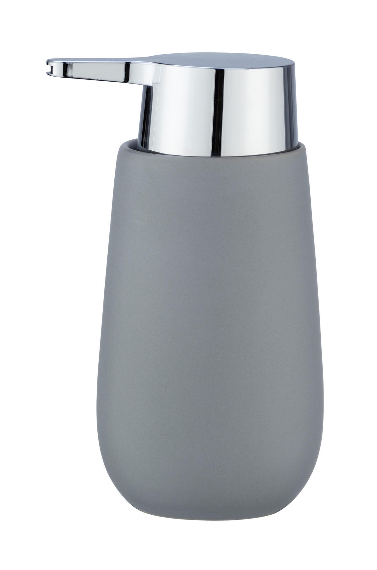 TVÅLPUMP plast, keramik  - kromfärg/grå, Basics, plast/keramik (7,5/16/8cm)