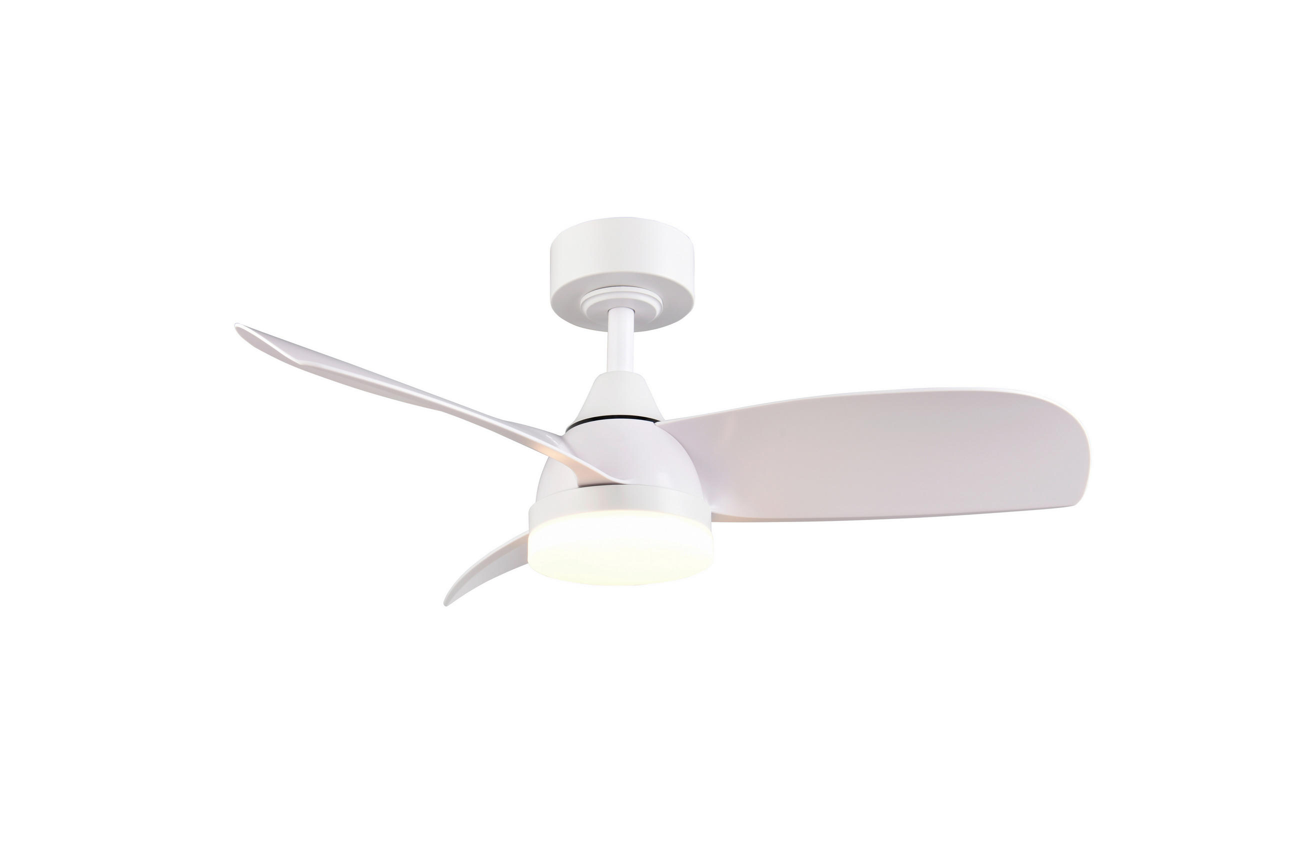 STROPNÝ VENTILÁTOR  - biela, Basics, plast (90,0/32,5-40,0cm)