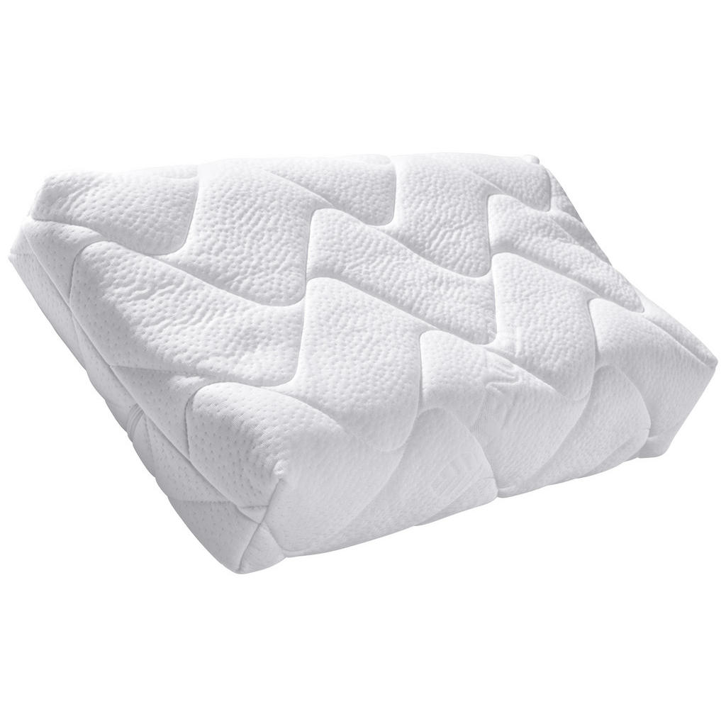 Thumbnail - Novel Nackenkissen, Weiß, Textil, Füllung: Polyetherschaumkern, 40x80 cm, Gelpads, feuchtigkeitsregulierend, formstabil,...