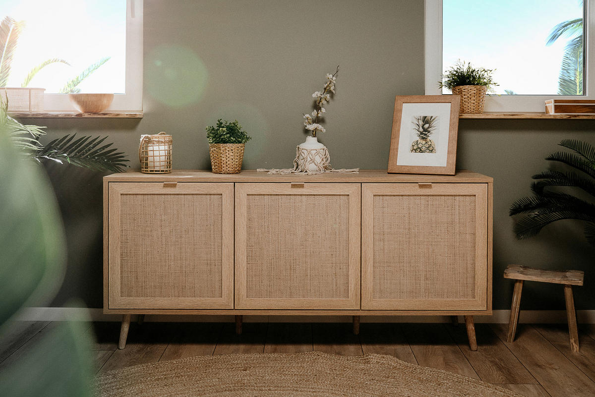 SIDEBOARD  in 150/71/40 cm  - Sonoma Eiche, Natur, Holz/Holzwerkstoff (150/71/40cm) - MID.YOU