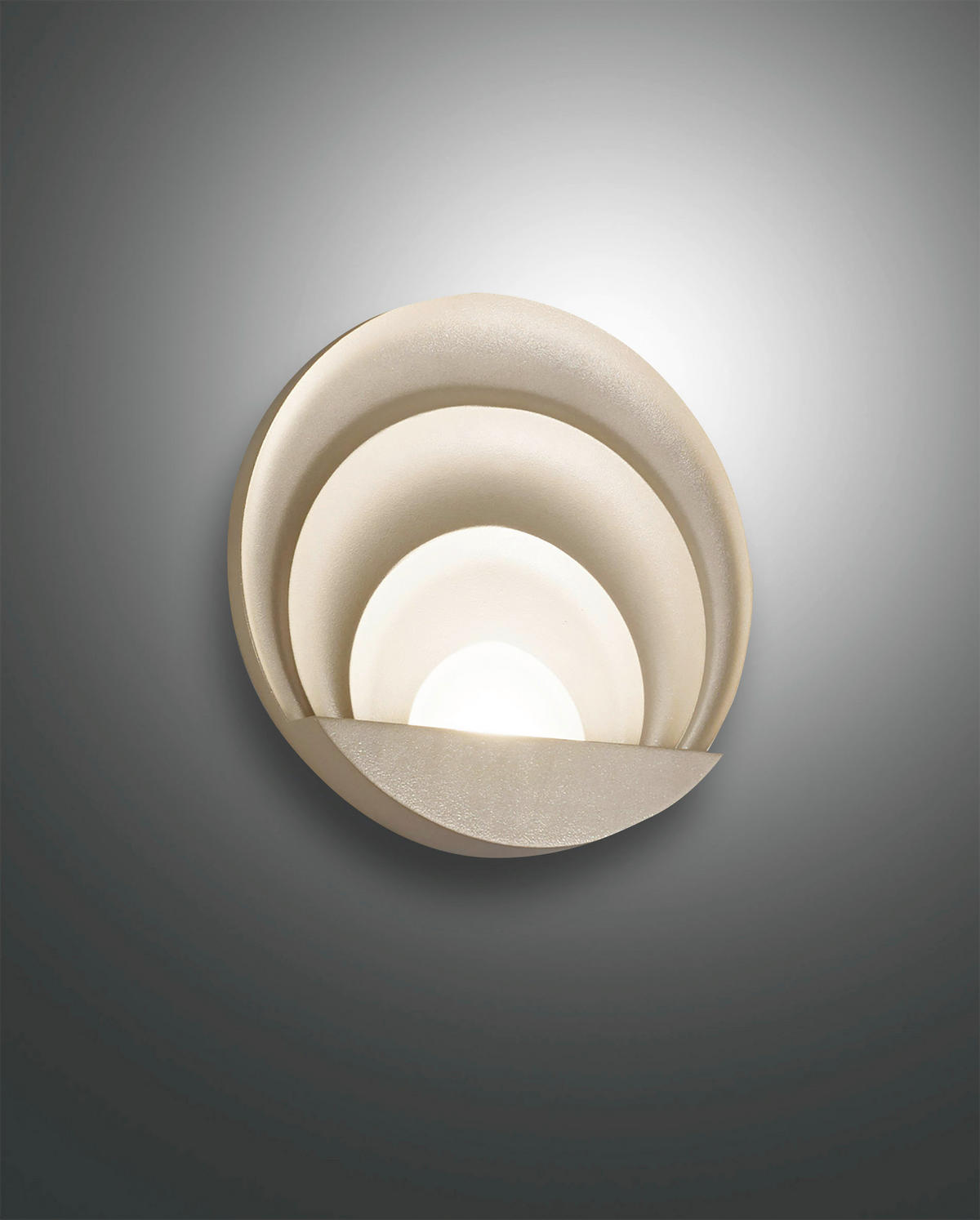 LED-WANDLEUCHTE Sunrise 26/6,5 cm   - Goldfarben, Design, Metall (26/6,5cm) - Fabas Luce