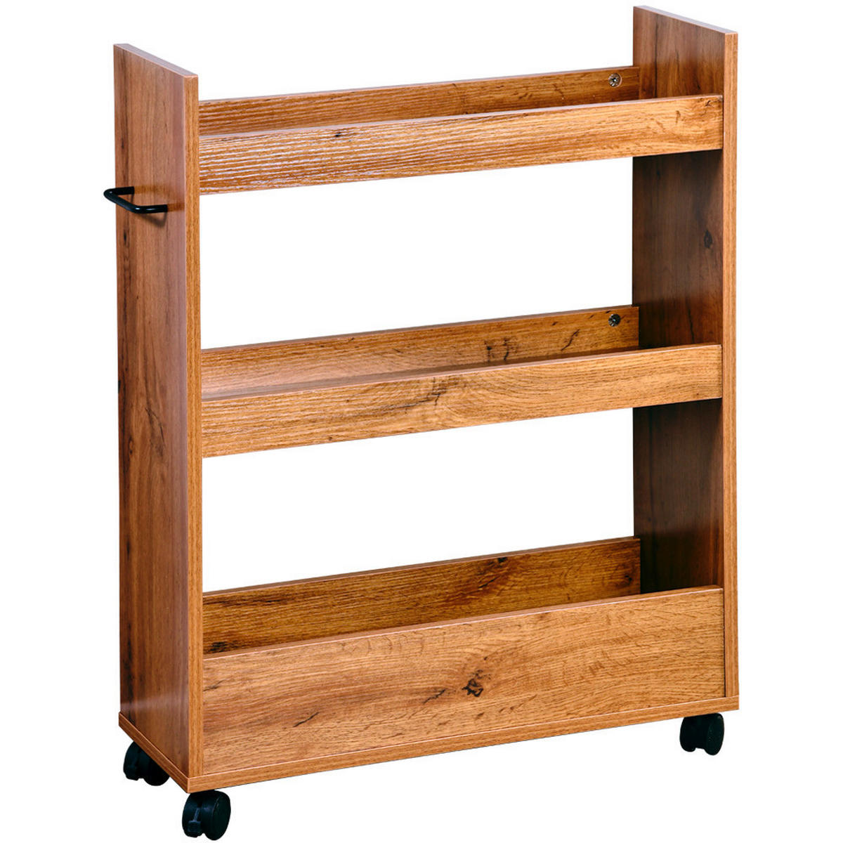ALLZWECKWAGEN Eichefarben  - Eichefarben, Basics, Holzwerkstoff (60/78/22cm) - Kesper