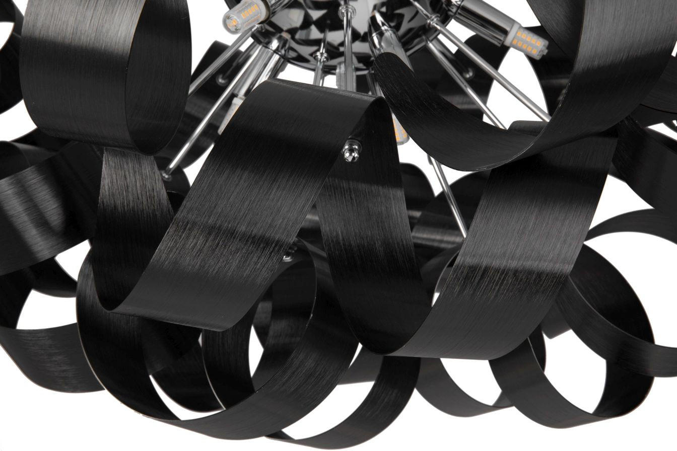 LUSTRĂ LED  - negru, Lifestyle, metal (95/340/.cm) - Ambiente
