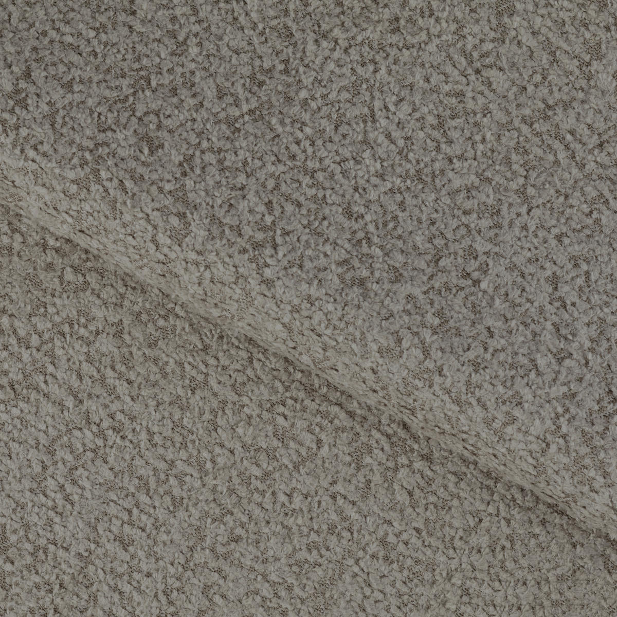 SCHLAFSOFA Bouclé Braun  - Schwarz/Braun, Design, Kunststoff/Textil (256/105/119cm) - MID.YOU