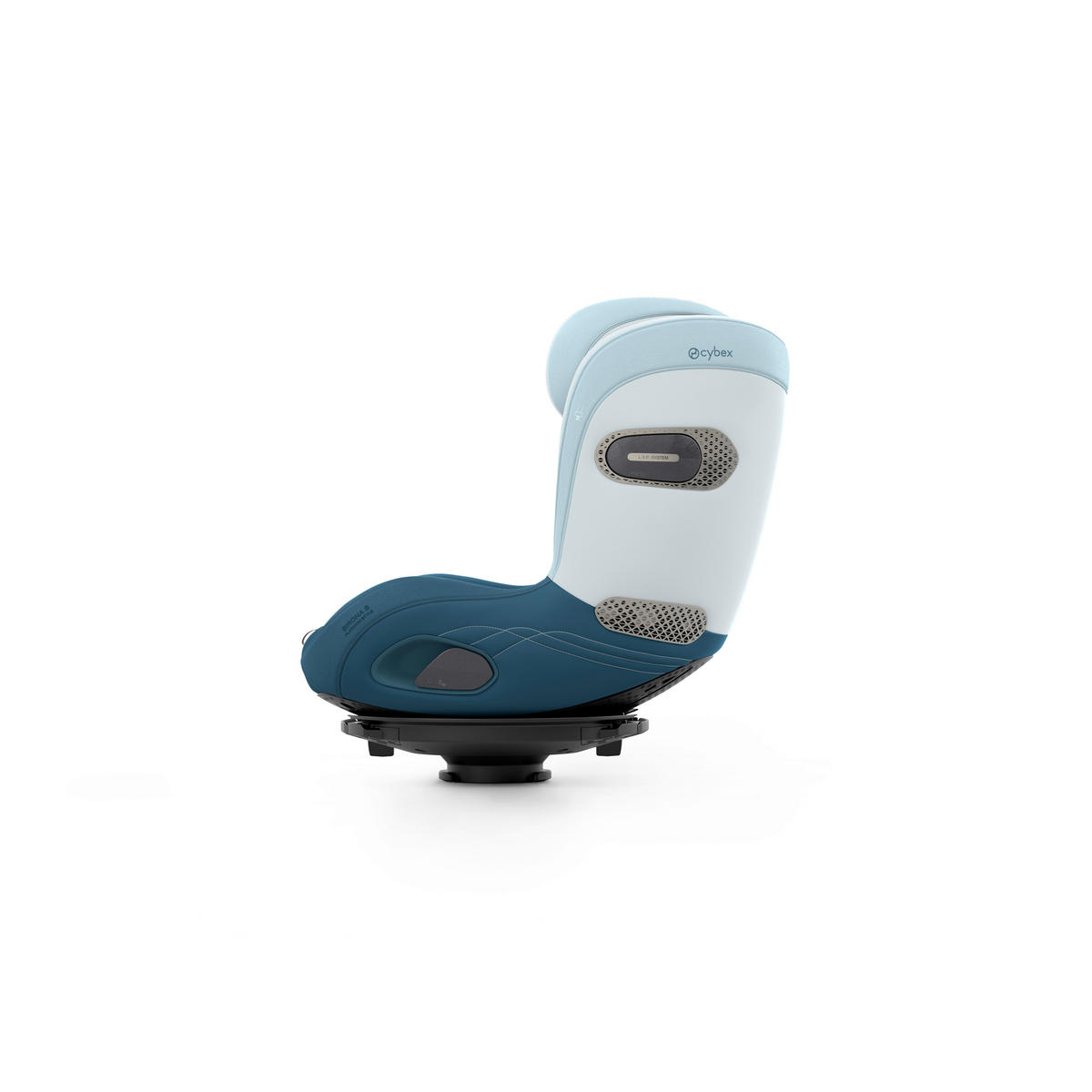 REBOARDER-KINDERSITZ Sirona S Style Opal Blue  - Blau, Basics, Kunststoff/Textil (53/45,5/49,5cm) - cybex PLATINUM