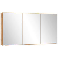Dulap Cu Oglindă 120/64/20 cm  - stejar Wotan, Modern, sticlă/material pe bază de lemn (120/64/20cm) - Held