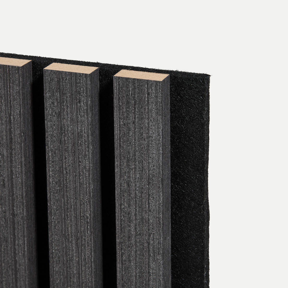WANDPANEEL Schwarz  - Schwarz, Design, Holzwerkstoff/Kunststoff (41/41/2,1cm) - Livetastic