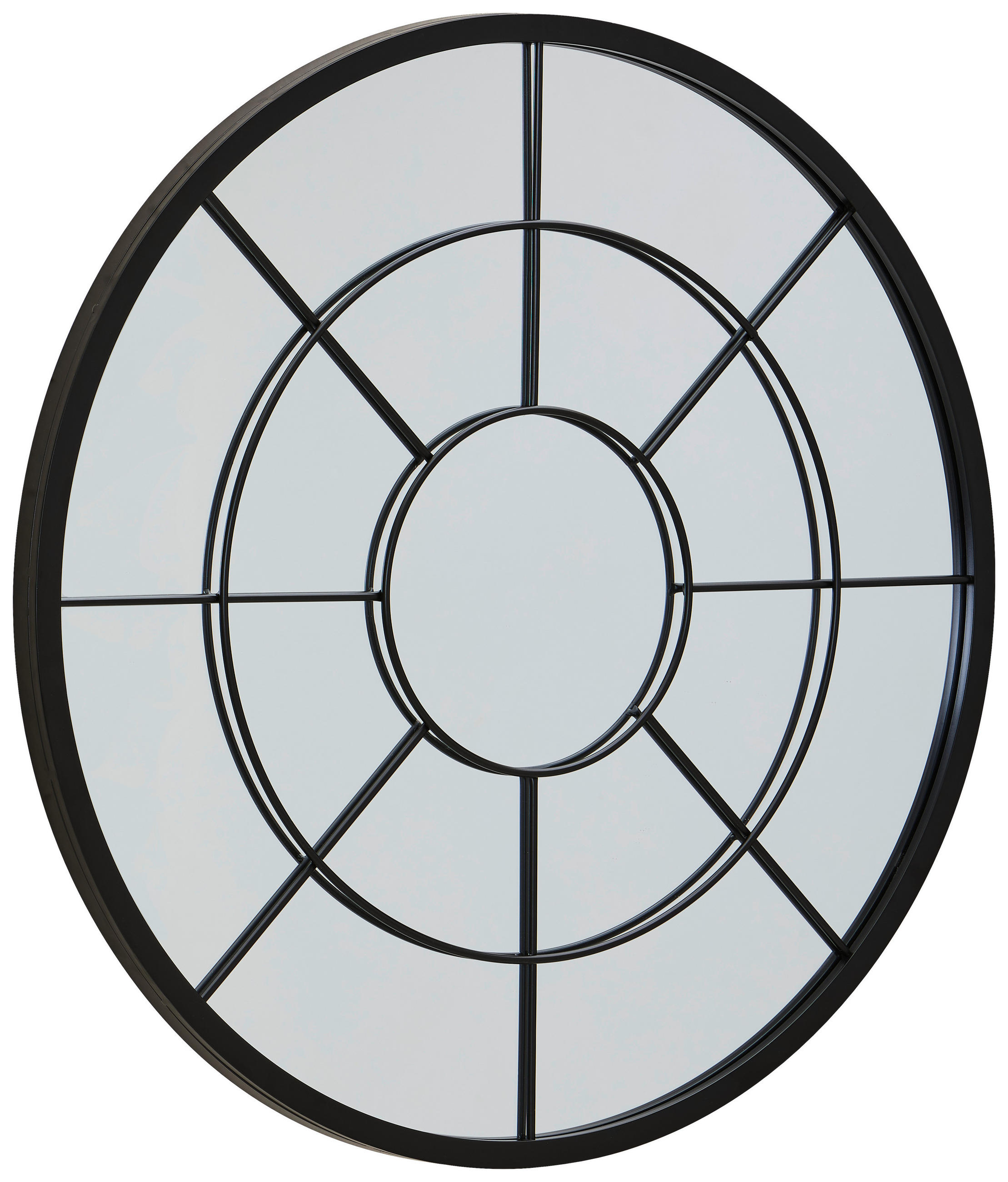 WANDSPIEGEL Schwarz  - Schwarz, Design, Glas/Holzwerkstoff (80/80/3cm) - MID.YOU