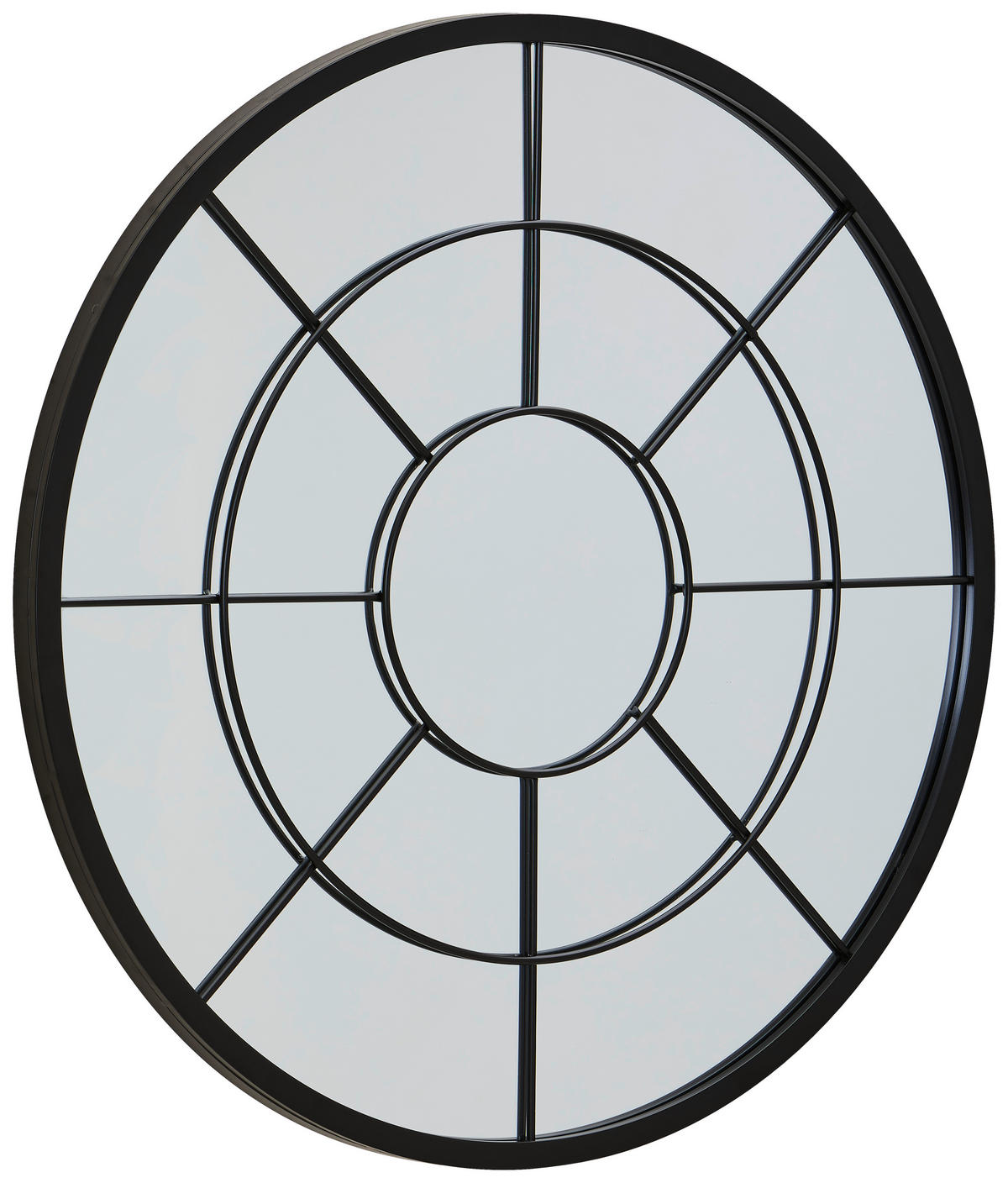 WANDSPIEGEL Schwarz  - Schwarz, Design, Glas/Holzwerkstoff (80/80/3cm) - MID.YOU