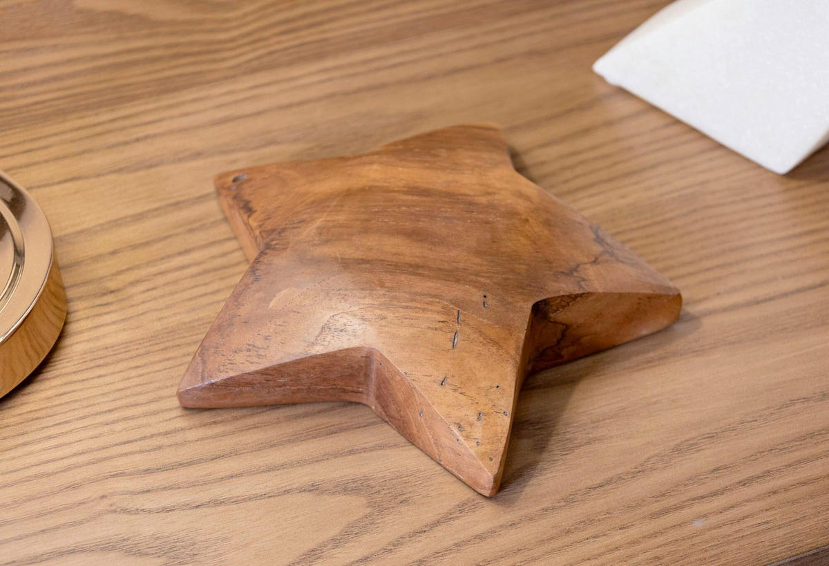 SKULPTUR - Braun, Basics, Holz (19/19/5cm)