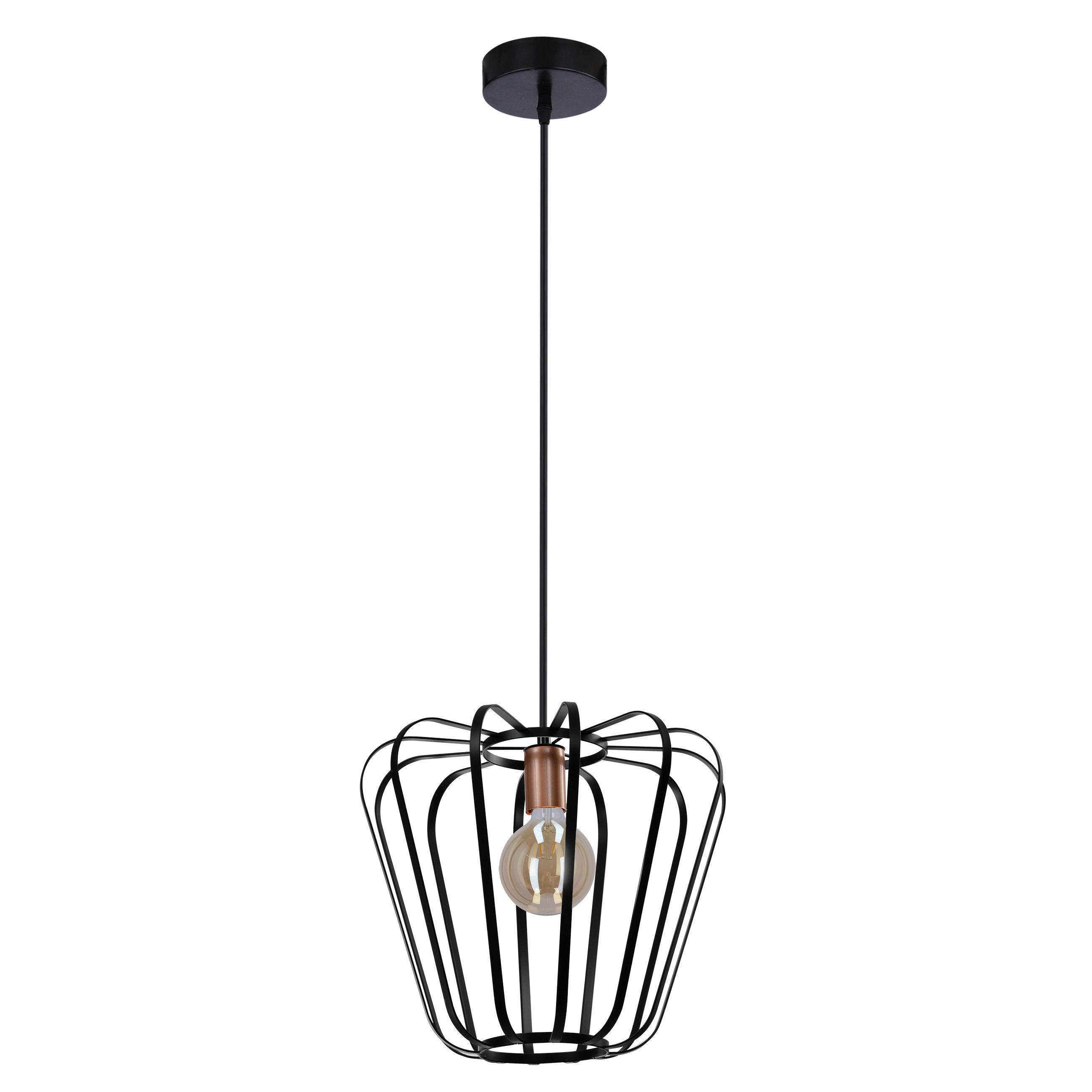 HÄNGLAMPA 35/35/110 cm  - svart, Basics, metall (35/35/110cm)